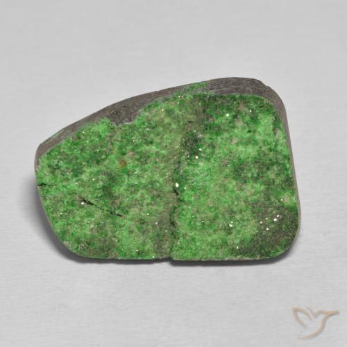 37.20ct Natürlicher Kieferngrün Uwarowit-Granat-Druse, Fantasie, Lichtundurchlässig