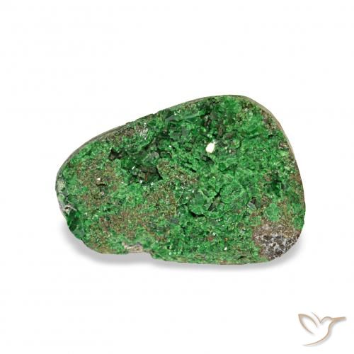 4.97ct Deep Earthy Green Uwarowit-Granat-Druse, Fantasie, Lichtundurchlässig