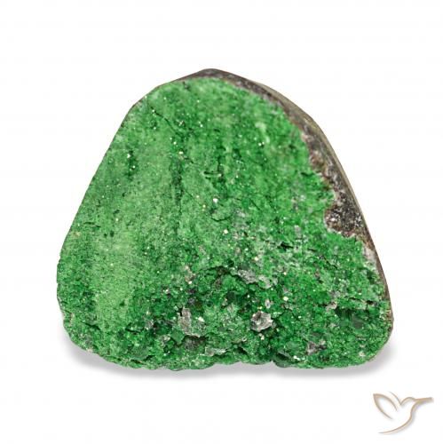 9.00ct dunkelgrün Uwarowit-Granat-Druse, Fantasie, Lichtundurchlässig