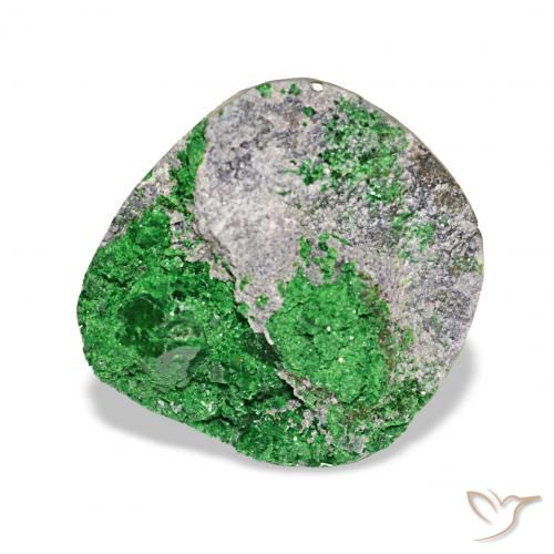 10.13ct Deep Earthy Green Uwarowit-Granat-Druse, Fantasie, Lichtundurchlässig