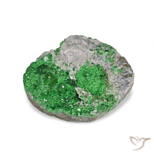 9,17 ctw natürlicher Deep Earthy Green Uwarowit-Granat-Druse, Fantasie, Lichtundurchlässig