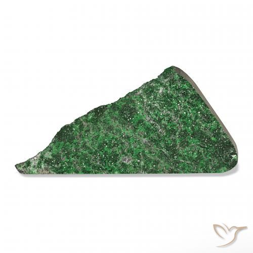 90.90ct Grün Uwarowit-Granat-Druse, Fantasie, Lichtundurchlässig