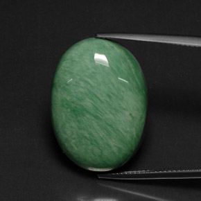 21,14 ctw natürlicher grüner Variscit, Oval Schliff, Lichtundurchlässig