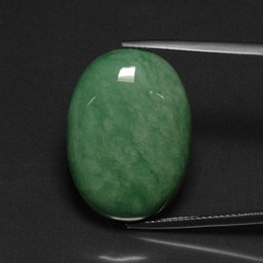 21,76 ctw natürlicher grüner Variscit, Oval Schliff, Lichtundurchlässig