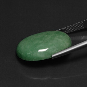 21,76 ctw natürlicher grüner Variscit, Oval Schliff, Lichtundurchlässig