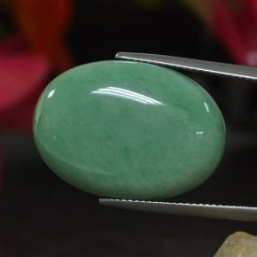 21,61 ctw natürlicher grüner Variscit, Oval Schliff, Lichtundurchlässig