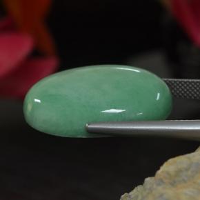 21,61 ctw natürlicher grüner Variscit, Oval Schliff, Lichtundurchlässig