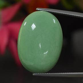 21,86 ctw natürlicher grüner Variscit, Oval Schliff, Lichtundurchlässig