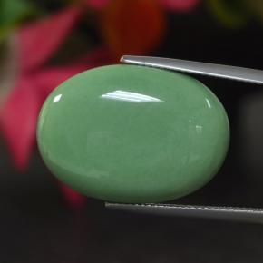 21,86 ctw natürlicher grüner Variscit, Oval Schliff, Lichtundurchlässig