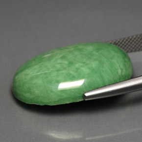 19,28 ctw natürlicher grüner Variscit, Oval Schliff, Lichtundurchlässig