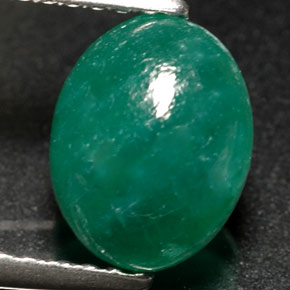 1,98 ctw natürlicher grüner Verdith, Oval Schliff, Lichtdurchlässig