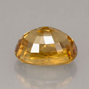 3,75 ctw natürlicher gelber Zirkon, Oval Schliff, VS
