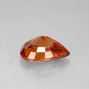 9,17 ctw natürlicher gold-orange Zirkon, Birnenform, VS