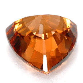 3,57 ctw natürlicher orangefarbener Zirkon, Trillion, VVS-VS