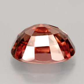 4,50 ctw natürlicher orangefarbener Zirkon, Oval Schliff, VVS