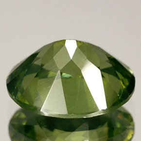 3,64 ctw natürlicher grüner Zirkon, Oval Schliff, VS