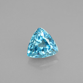 1,61 ctw natürlicher blauer Zirkon, Trillion, VVS-VS
