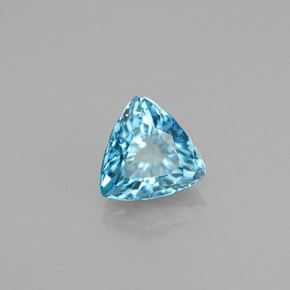 1,61 ctw natürlicher blauer Zirkon, Trillion, VVS-VS