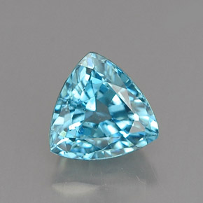 1,20 ctw natürlicher blauer Zirkon, Trillion, VVS-VS