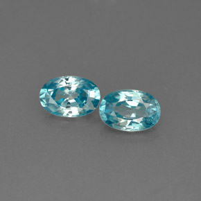  ct natürliche blauer Zirkon-Edelsteine, Oval Schliff, VVS