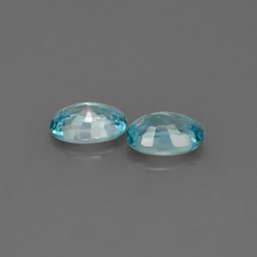  ct natürliche blauer Zirkon-Edelsteine, Oval Schliff, VVS