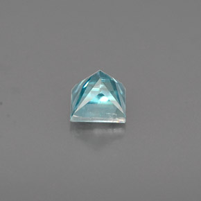 0,65 ctw natürlicher blauer Zirkon, Quadrat, VS