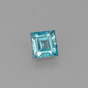 1,26 ctw natürlicher blauer Zirkon, Quadrat, VS