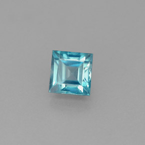 1,26 ctw natürlicher blauer Zirkon, Quadrat, VS