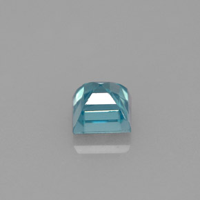 1,26 ctw natürlicher blauer Zirkon, Quadrat, VS