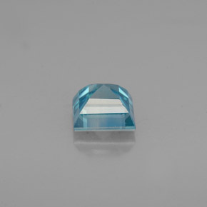 1,03 ctw natürlicher blauer Zirkon, Quadrat, VVS-VS