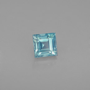 0,84 ctw natürlicher blauer Zirkon, Quadrat, VVS-VS
