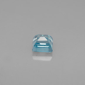 0,76 ctw natürlicher blauer Zirkon, Quadrat, VVS-VS