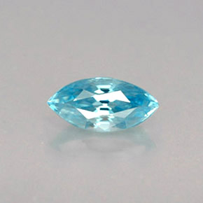 0,72 ctw natürlicher blauer Zirkon, Marquise, VVS