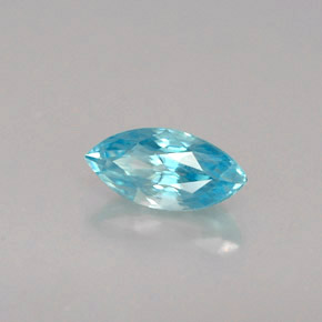 0,72 ctw natürlicher blauer Zirkon, Marquise, VVS