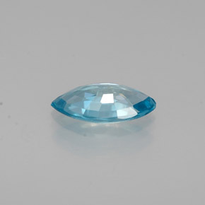 0,53 ctw natürlicher blauer Zirkon, Marquise, VS