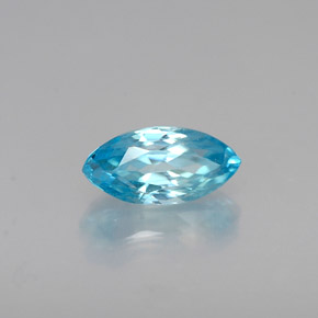 0,68 ctw natürlicher blauer Zirkon, Marquise, VVS