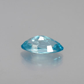 0,68 ctw natürlicher blauer Zirkon, Marquise, VVS