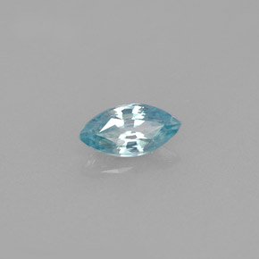 0,59 ctw natürlicher blauer Zirkon, Marquise, VVS-VS