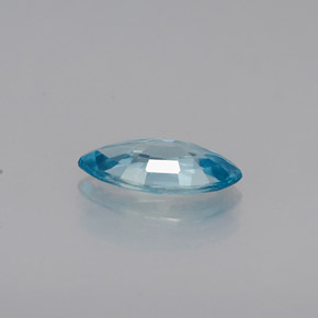 0,50 ctw natürlicher blauer Zirkon, Marquise, VVS