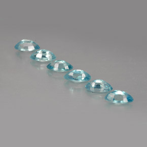  ct natürliche blauer Zirkon-Edelsteine, Marquise, VVS-VS