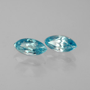  ct natürliche blauer Zirkon-Edelsteine, Marquise, VVS-VS