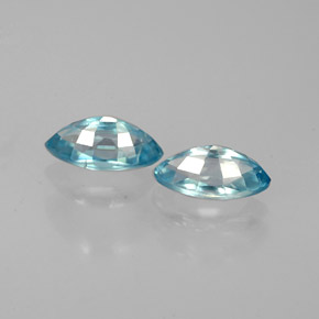  ct natürliche blauer Zirkon-Edelsteine, Marquise, VVS-VS