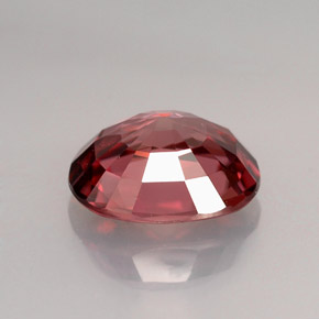 4,18 ctw natürlicher rosafarbener Zirkon, Oval Schliff, VVS