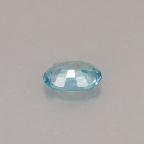 0,70 ctw natürlicher blauer Zirkon, Oval Schliff, VS