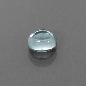 0,85 ctw natürlicher blauer Zirkon, Transparent, Transparent / Lichtdurchlässig