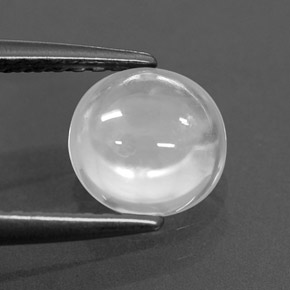 1,48 ctw natürlicher weißer Zirkon, Transparent, Transparent / Lichtdurchlässig