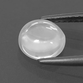 1,48 ctw natürlicher weißer Zirkon, Transparent, Transparent / Lichtdurchlässig