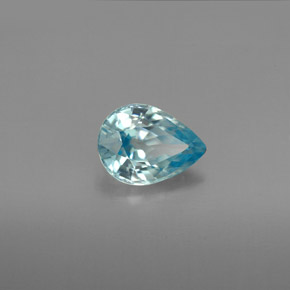 1,49 ctw natürlicher blauer Zirkon, Birnenform, VVS