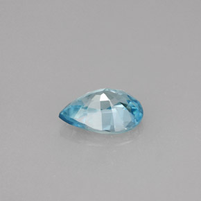 1,39 ctw natürlicher blauer Zirkon, Birnenform, VS