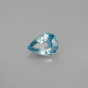 1,83 ctw natürlicher blauer Zirkon, Birnenform, VS
